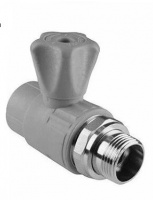 Кран шаровой для радиатора прямой 25х3/4