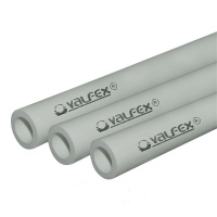 Труба SDR 6 PN20  ф20х3,4 мм (70) ШТАНГА 2 МЕТРА (Valfex) СЕРАЯ