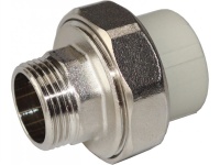 Муфта комб.разъём.(американка) с наружной резьбой  25x 3/4