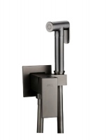 Смеситель PURE встроенный в стену для биде оружейная сталь (PURE 0422 GM)