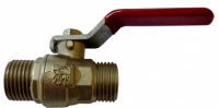 Кран шаровый муфтовый латунный КШ-20 (вода) НхН(р)
