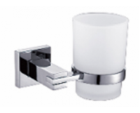 Стаканчик для зубных щеток (кер), настенный, с квадр. креплением ЛИКВИДАЦИЯ