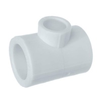 Тройник редукционный  25/20/25 (200/40) (Valfex) БЕЛЫЙ