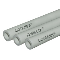 Труба SDR 6 PN20  ф25х4,2 мм (100) (Valfex), 4м СЕРАЯ