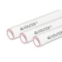 Труба арм.стекловолокном SDR 7.4 PN20  ф25х3,5 мм (100) (Valfex), 4м БЕЛАЯ