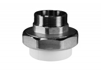 Муфта комб.разъём.(американка) с наружной резьбой  25x 3/4