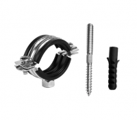 Хомут в комплекте Стандарт   3/4'' 25-30, М8, шпилька М8х80 (винт 5х12мм)