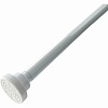 Карниз телескопический душевой для в/к LUX 110-200 см; нерж.сталь тр. 22/25 мм, цвет белый
