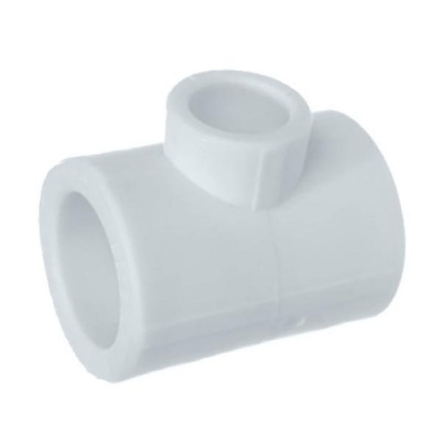 Тройник редукционный  25/20/25 (200/40) (Valfex) БЕЛЫЙ